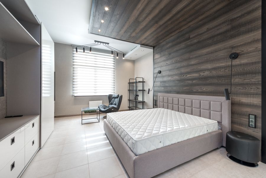 colchon espuma dormitorio moderno 1 Colchón de espuma en dormitorio moderno