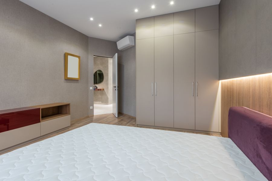 colchon hibrido dormitorio moderno 2 Colchón híbrido en dormitorio moderno