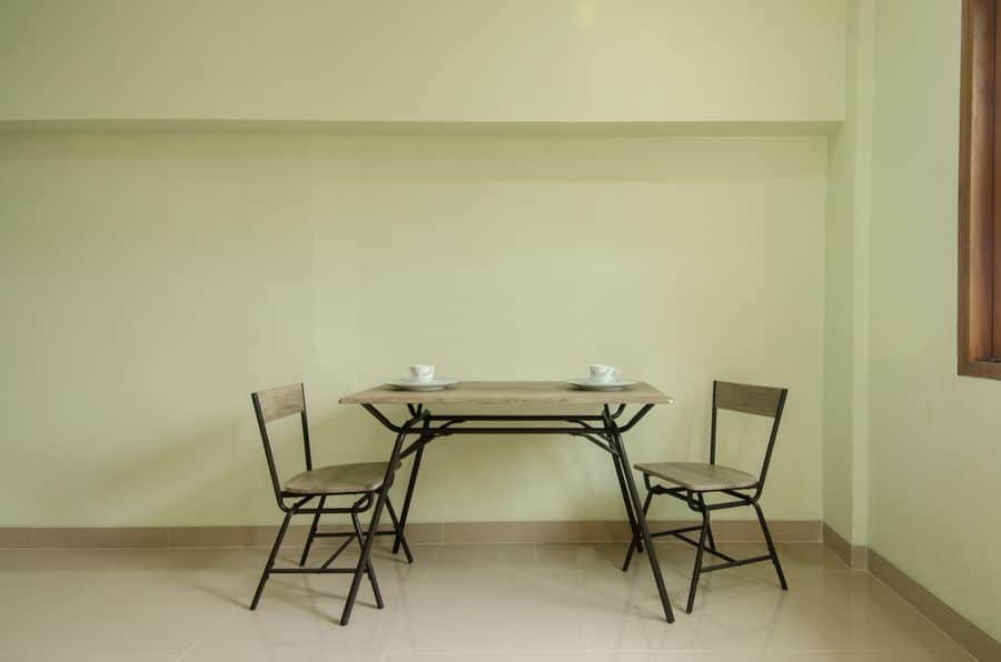 Mesa plegable de madera para comedor
