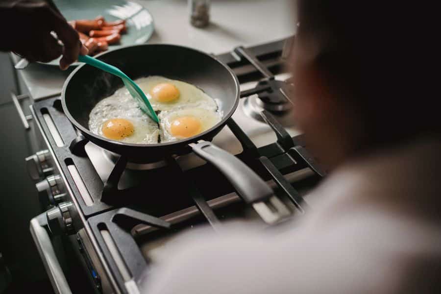 sarten cocinar huevos fritos 1 Sartén para cocinar huevos fritos