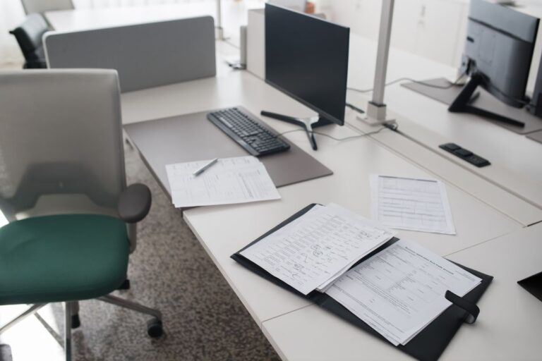 Silla de oficina ergonómica moderna
