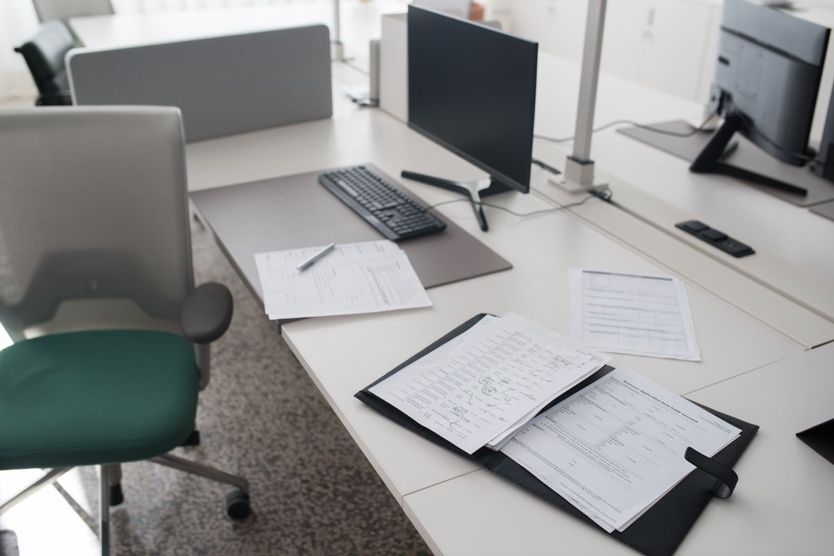 Silla de oficina ergonómica moderna