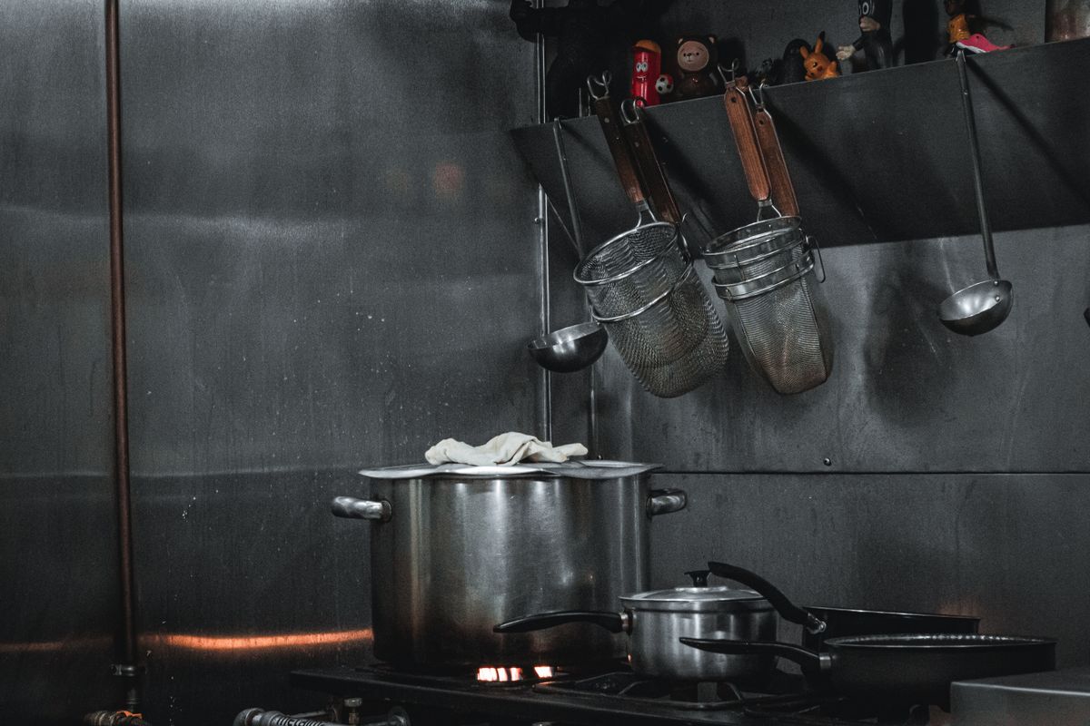 Utensilios de cocina acero inoxidable profesional
